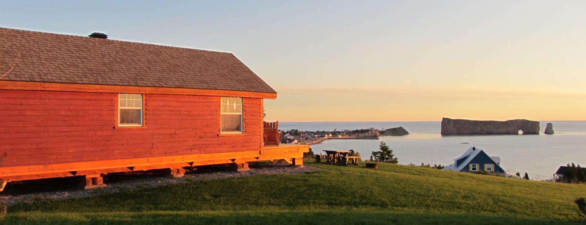 Chalets Nature Ocean Perce Eksteriør bilde